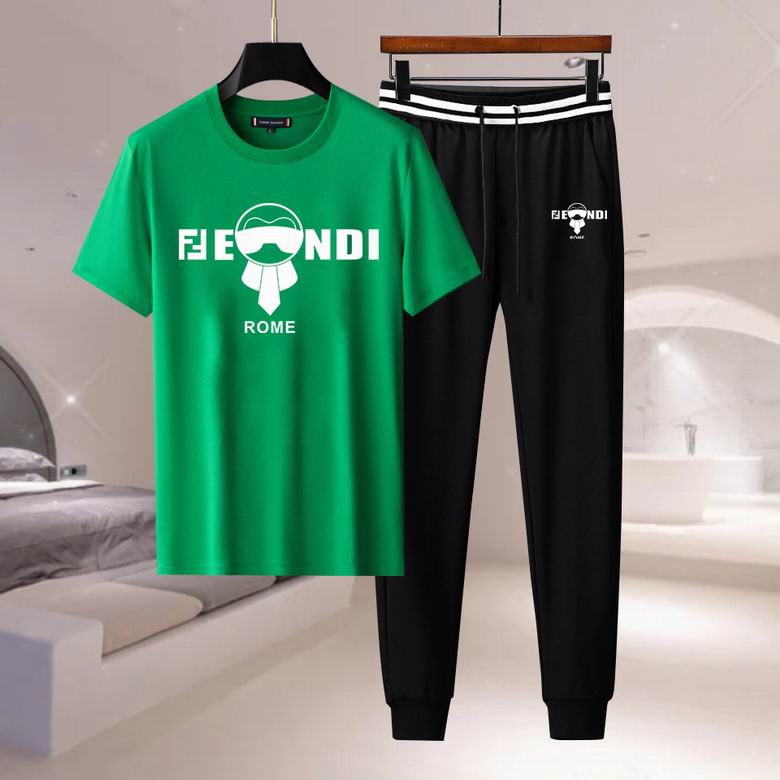 Wholesale Cheap F.endi Short Sleeve Replica Tracksuits for Sale