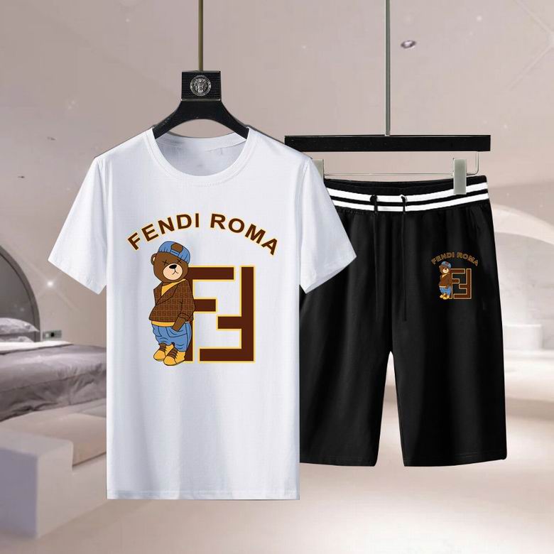 Wholesale Cheap F.endi Short Sleeve Replica Tracksuits for Sale