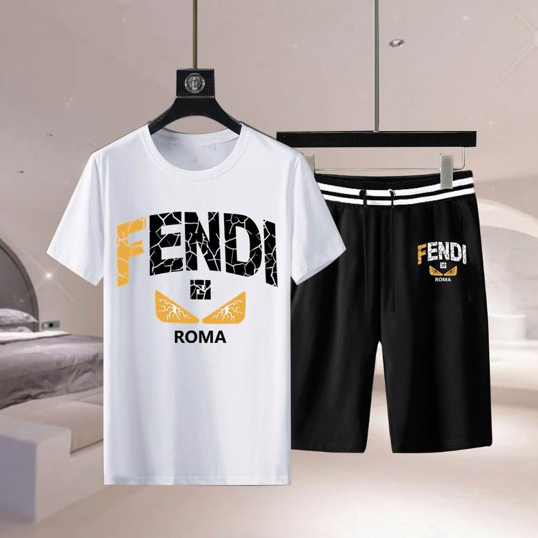 Wholesale Cheap F.endi Short Sleeve Replica Tracksuits for Sale