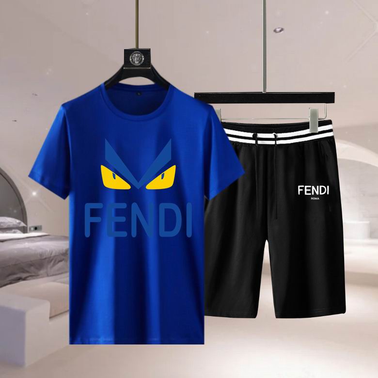 Wholesale Cheap F.endi Short Sleeve Replica Tracksuits for Sale