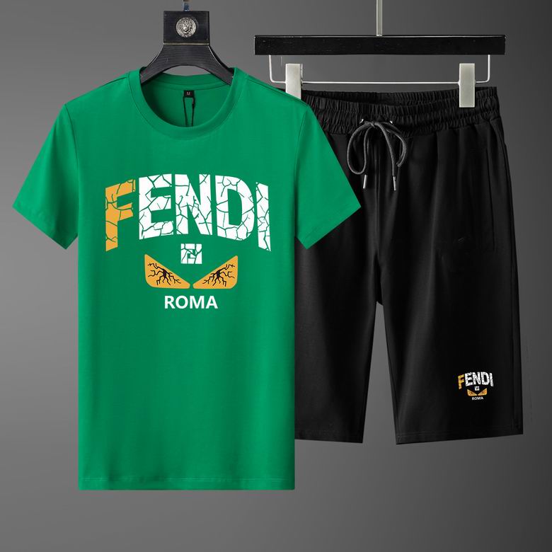 Wholesale Cheap F.endi Short Sleeve Replica Tracksuits for Sale