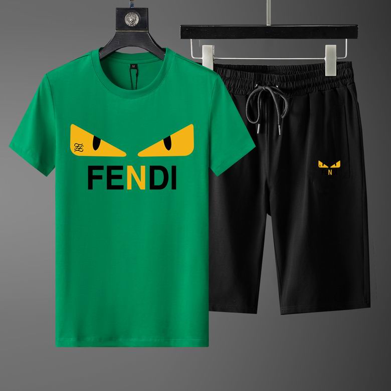 Wholesale Cheap F.endi Short Sleeve Replica Tracksuits for Sale