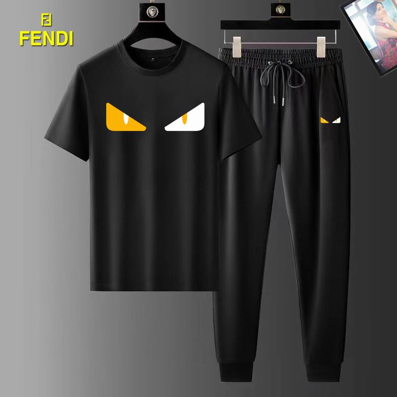 Wholesale Cheap F.endi Short Sleeve Replica Tracksuits for Sale