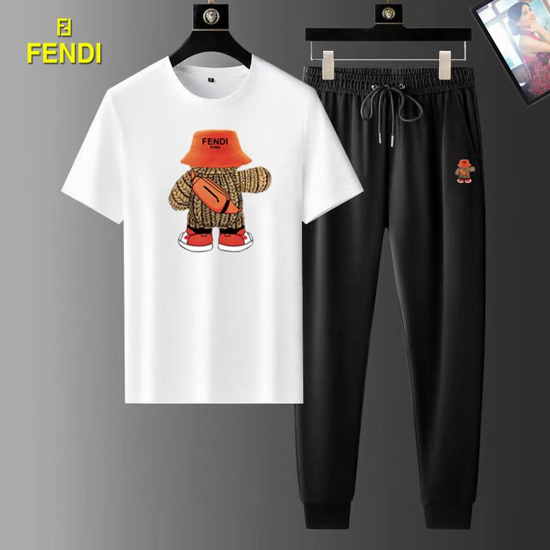 Wholesale Cheap F.endi Short Sleeve Replica Tracksuits for Sale