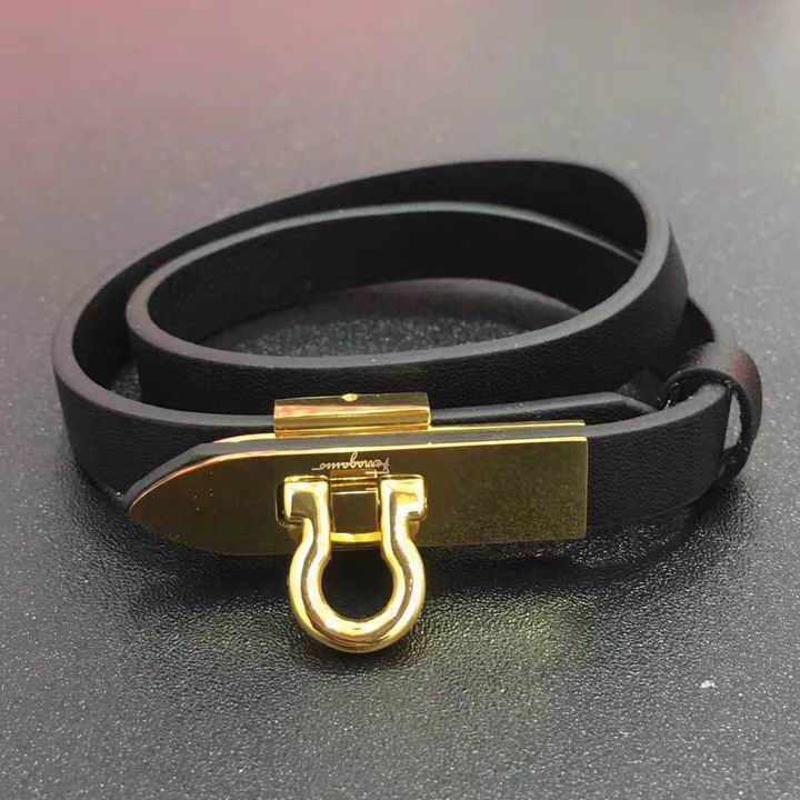 Salvatore Ferragamo Leather Bracelets for sale