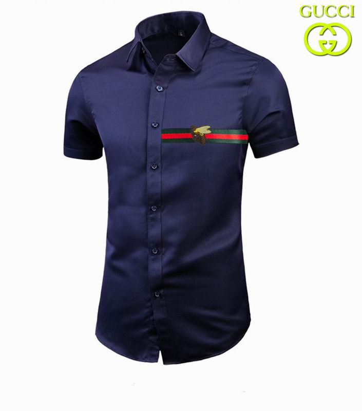 Wholesale Cheap G.ucci Short Sleeve Shirts for Sale