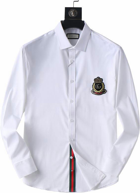 Wholesale Cheap G.ucci Long Sleeve Mens Shirts for Sale