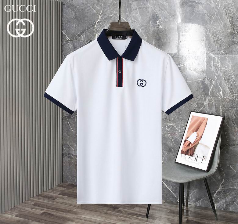 Wholesale Cheap G.ucci  Short Sleeve Lapel T Shirts for Sale