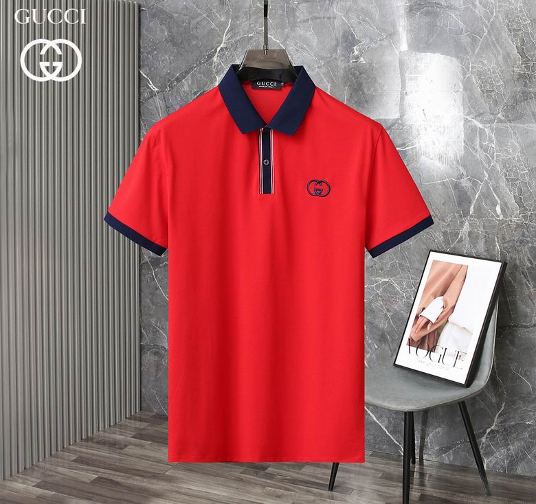 Wholesale Cheap G.ucci  Short Sleeve Lapel T Shirts for Sale