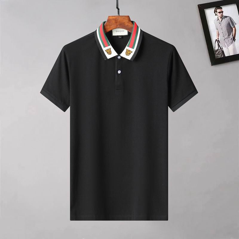 Wholesale Cheap G.ucci  Short Sleeve Lapel T Shirts for Sale