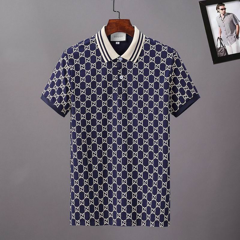 Wholesale Cheap G.ucci  Short Sleeve Lapel T Shirts for Sale