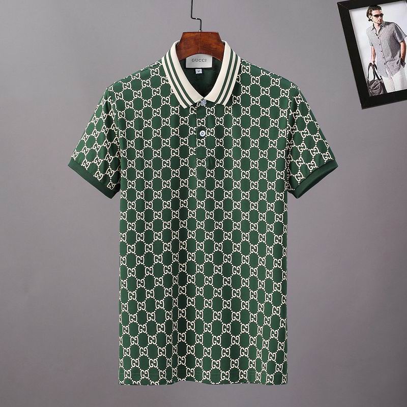 Wholesale Cheap G.ucci  Short Sleeve Lapel T Shirts for Sale