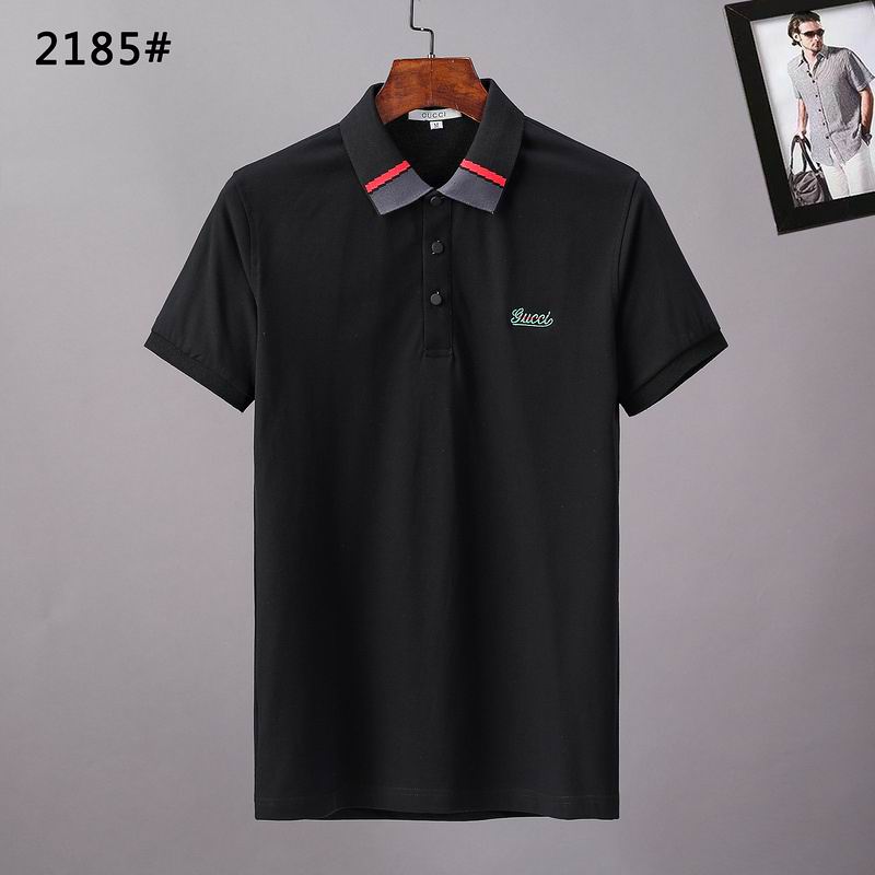 Wholesale Cheap G.ucci  Short Sleeve Lapel T Shirts for Sale