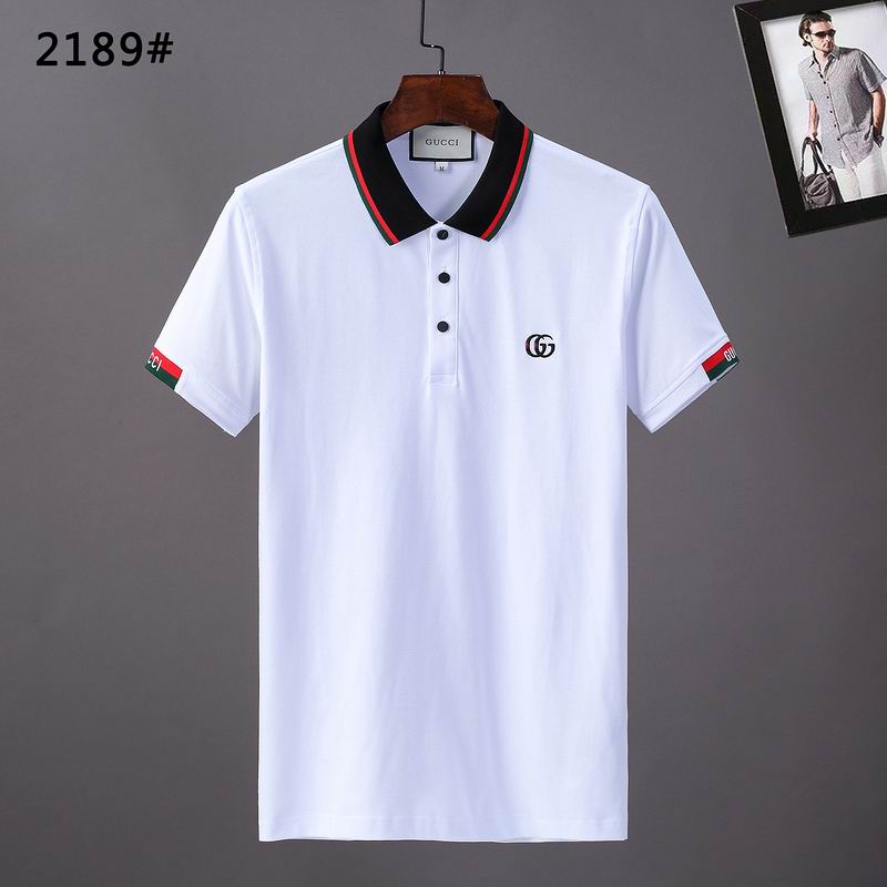 Wholesale Cheap G.ucci  Short Sleeve Lapel T Shirts for Sale