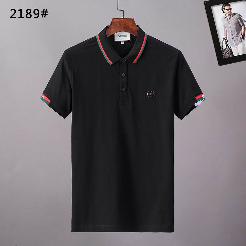 Wholesale Cheap G.ucci  Short Sleeve Lapel T Shirts for Sale