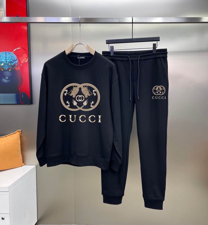 Wholesale Cheap G.ucci Long Sleeve mens Tracksuits for Sale