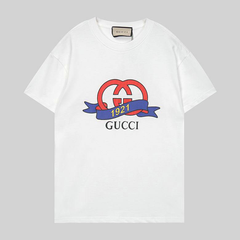 Wholesale Cheap G.ucci men Short Sleeve Replica T Shirts for Sale