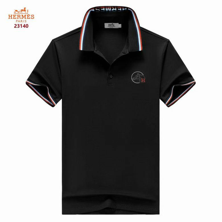 Wholesale Cheap Hermes Short Sleeve Lapel T Shirts for Sale