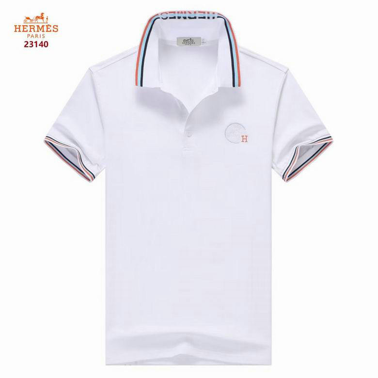 Wholesale Cheap Hermes Short Sleeve Lapel T Shirts for Sale