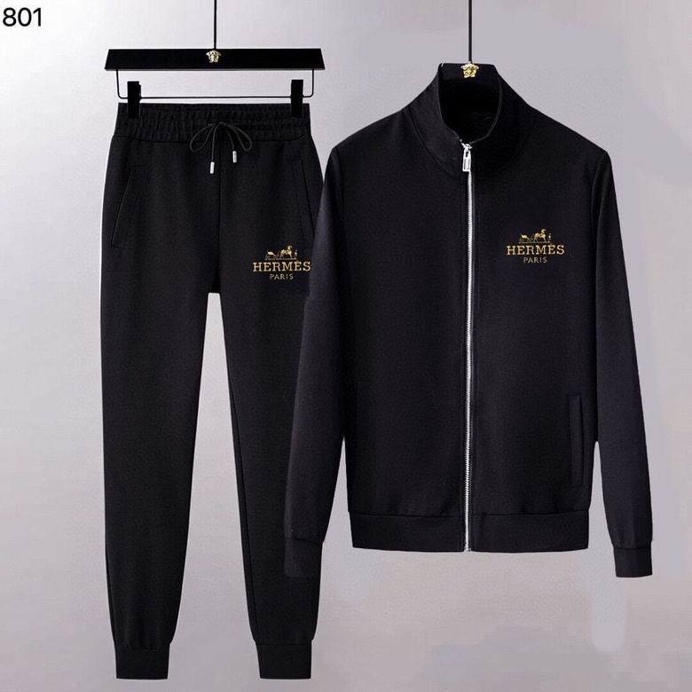 Wholesale Cheap H.ermes Long Sleeve Tracksuits for Sale