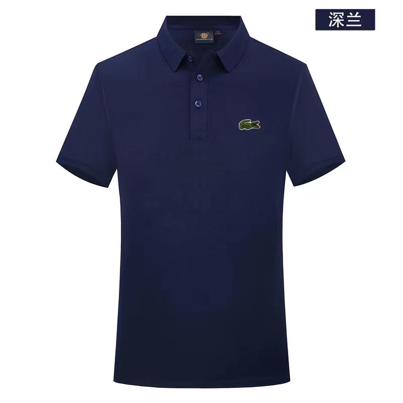 Wholesale Cheap Lacoste Short Sleeve Lapel T Shirts for Sale