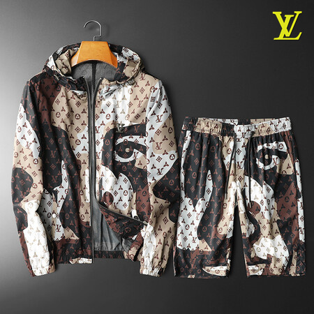 Wholesale Cheap Lv Long Sleeve Jackets Tracksuits for Sale