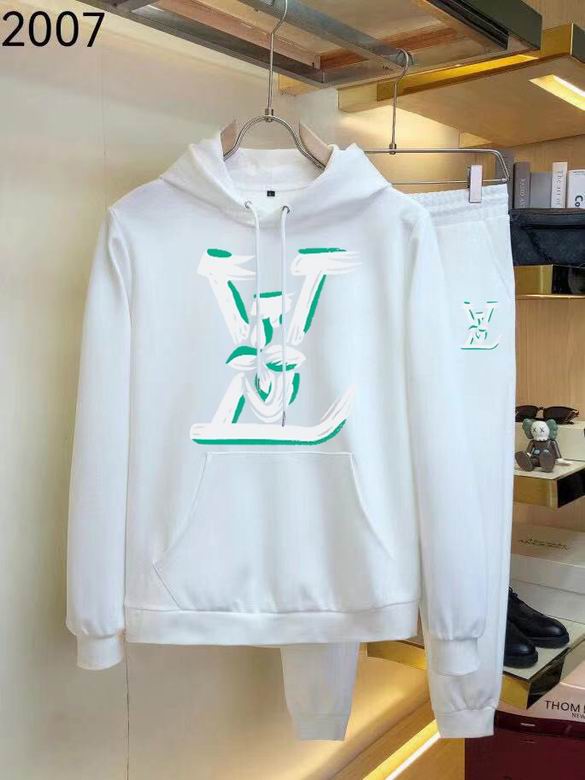 Wholesale Cheap Louis Vuitton Long Sleeve replica Tracksuits for Sale