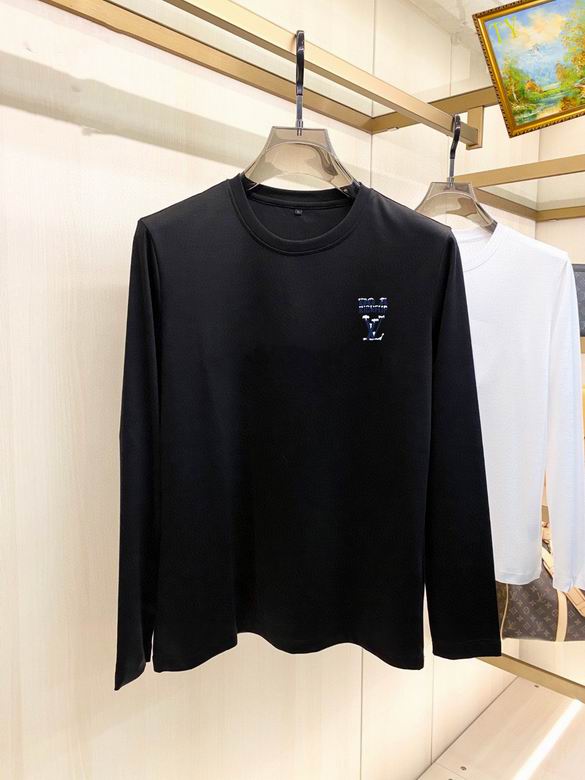 Wholesale Cheap Louis Vuitton Long Sleeve Men T Shirts for Sale