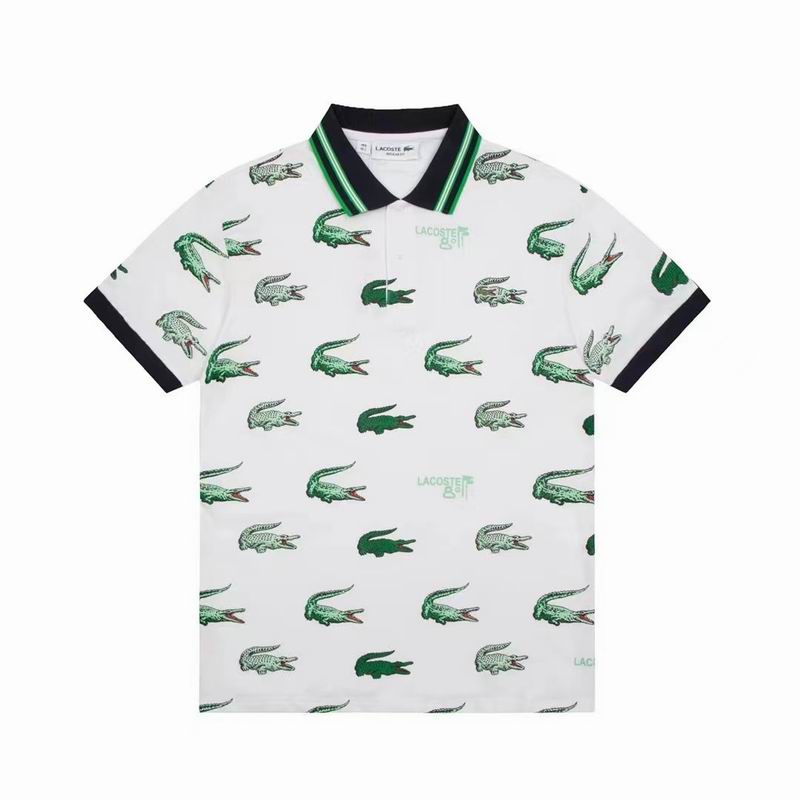 Wholesale Cheap Lacoste Short Sleeve Lapel T Shirts for Sale