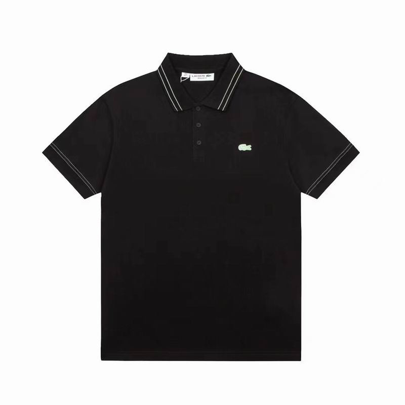 Wholesale Cheap Lacoste Short Sleeve Lapel T Shirts for Sale