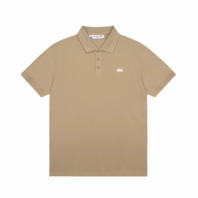 Wholesale Cheap Lacoste Short Sleeve Lapel T Shirts for Sale