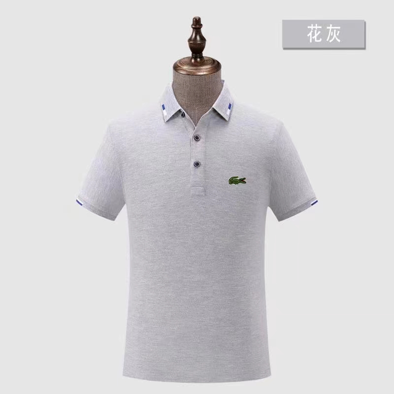 Wholesale Cheap Lacoste Short Sleeve Lapel T Shirts for Sale