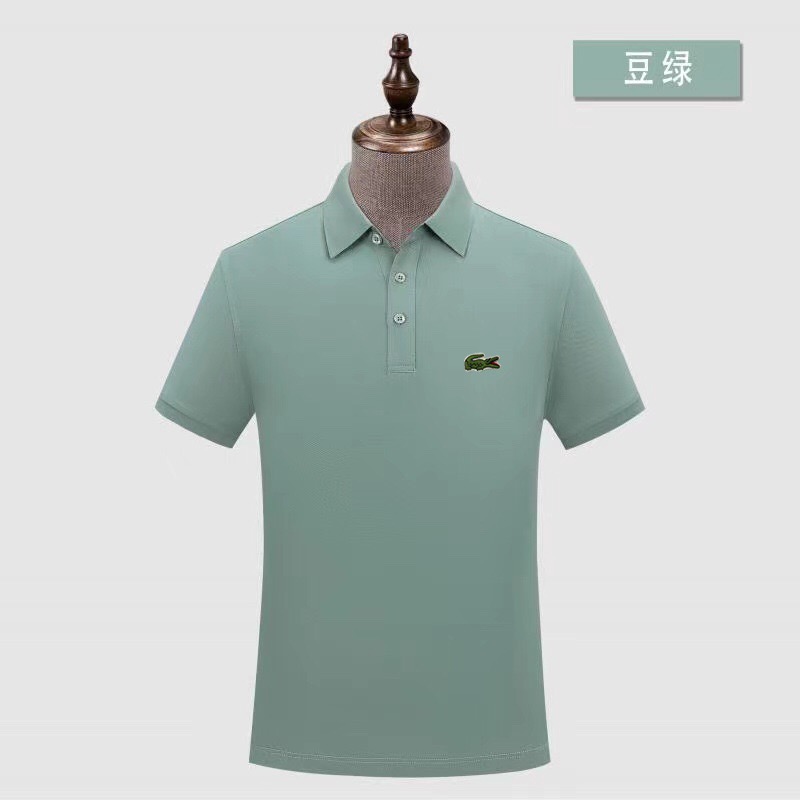 Wholesale Cheap Lacoste Short Sleeve Lapel T Shirts for Sale