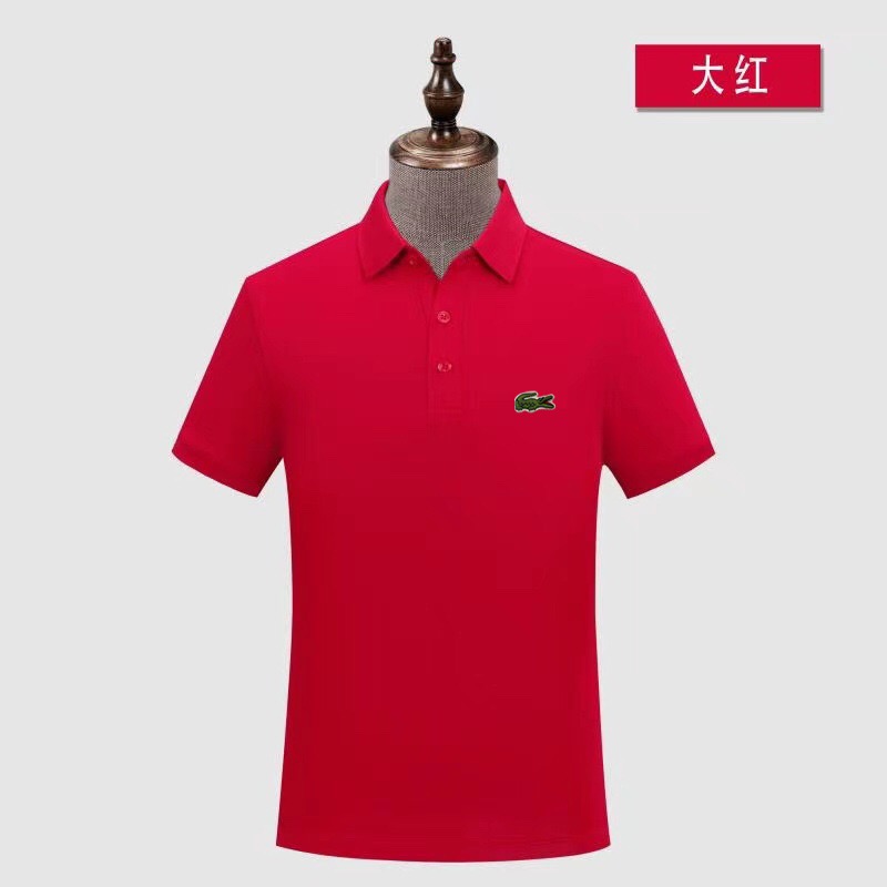 Wholesale Cheap Lacoste Short Sleeve Lapel T Shirts for Sale