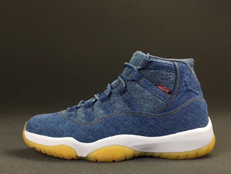 Wholesale Levi's X Air Jordan 11 Denim Shoes for Sale-050