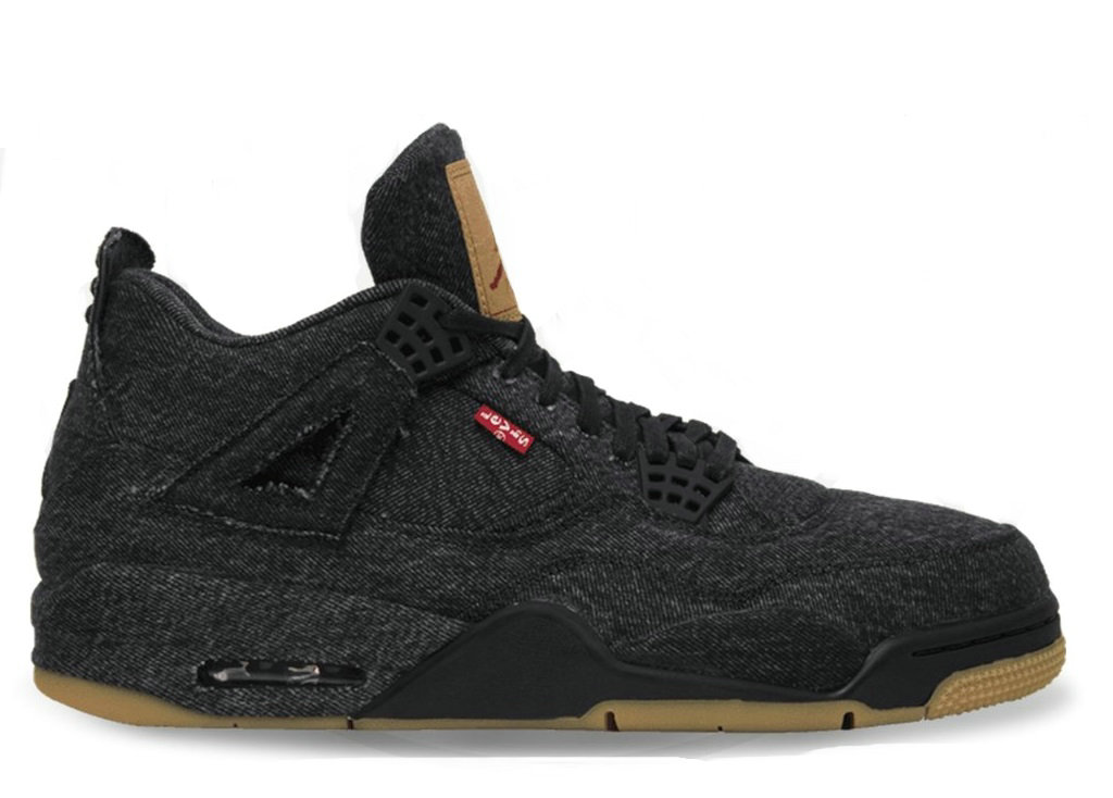 Levis x Air Jordan 4 “Black Denim”AO2571-001