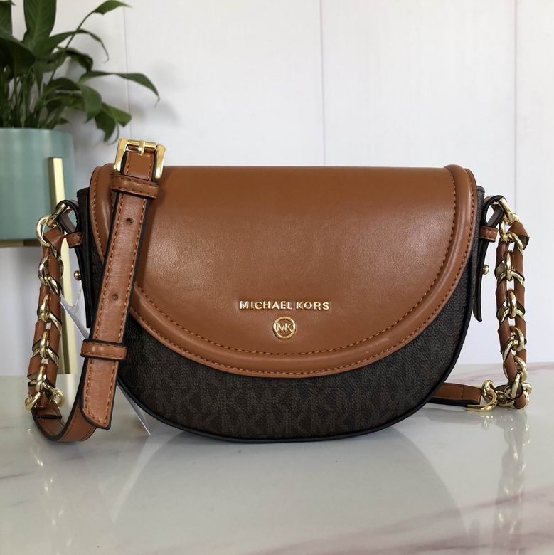 Wholesale High quality Aaa M.ichael Kors Replica Signature Half Dome Chain Crossbody Bags for Sale