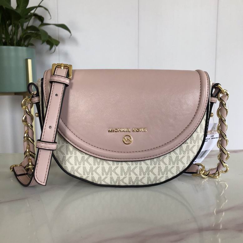 Wholesale High quality Aaa M.ichael Kors Replica Signature Half Dome Chain Crossbody Bags for Sale