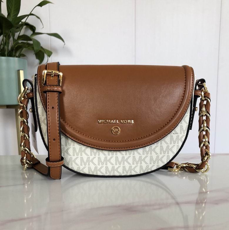 Wholesale High quality Aaa M.ichael Kors Replica Signature Half Dome Chain Crossbody Bags for Sale