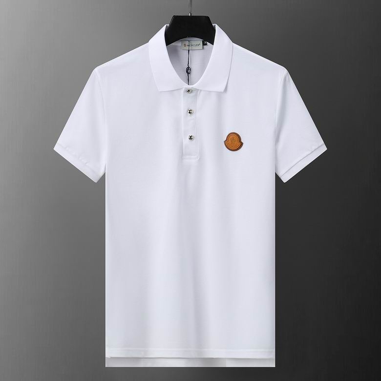 Wholesale Cheap M.oncler Short Sleeve Lapel T Shirts for Sale