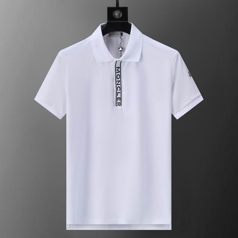 Wholesale Cheap M.oncler Short Sleeve Lapel T Shirts for Sale