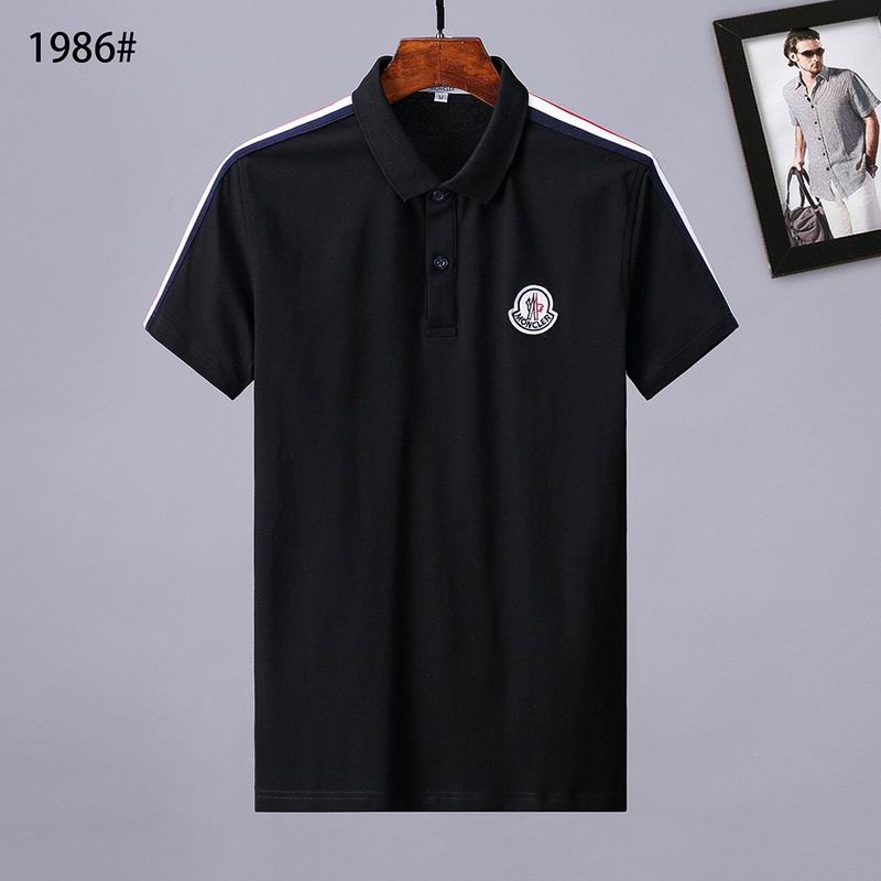 Wholesale Cheap M.oncler Short Sleeve Lapel T Shirts for Sale