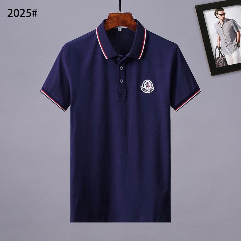 Wholesale Cheap M.oncler Short Sleeve Lapel T Shirts for Sale