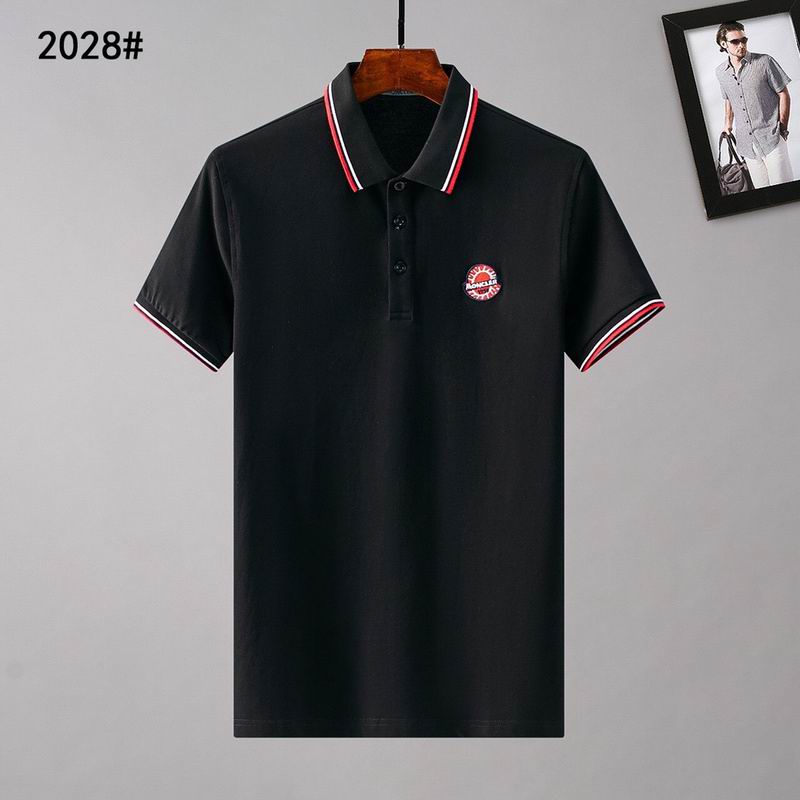 Wholesale Cheap M.oncler Short Sleeve Lapel T Shirts for Sale