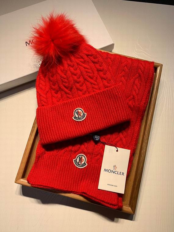 Wholesale Cheap M oncler Hats Scarf set for Sale