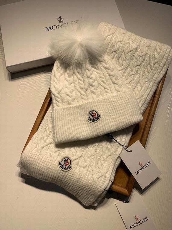 Wholesale Cheap M oncler Hats Scarf set for Sale