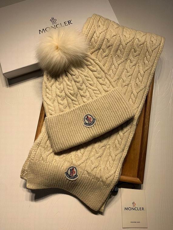 Wholesale Cheap M oncler Hats Scarf set for Sale