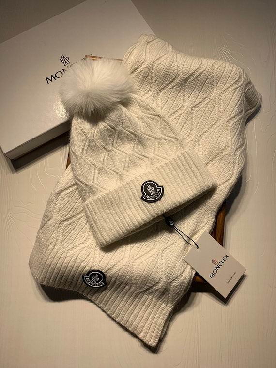 Wholesale Cheap M oncler Hats Scarf set for Sale