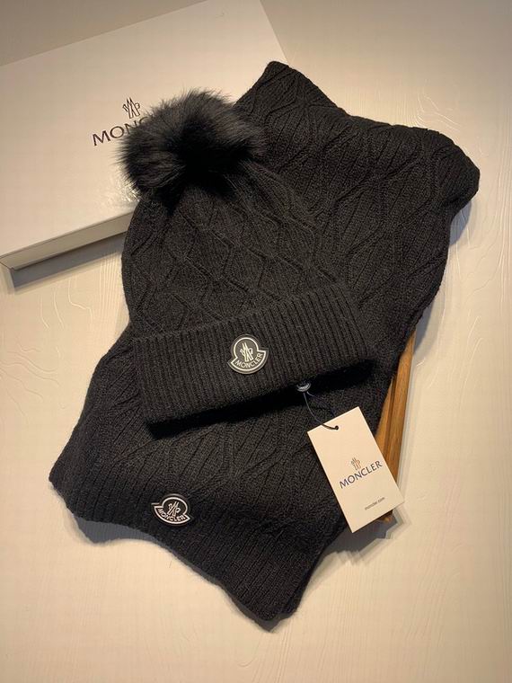 Wholesale Cheap M oncler Hats Scarf set for Sale