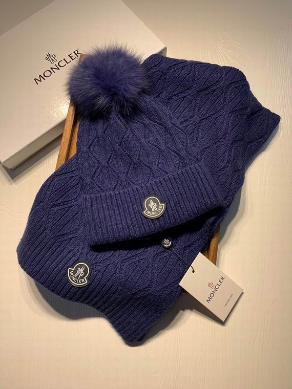 Wholesale Cheap M oncler Hats Scarf set for Sale